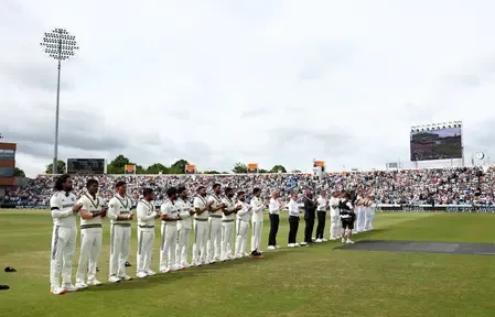 1st Test: India, England players wear black armbands to pay respect to David Lawrence
