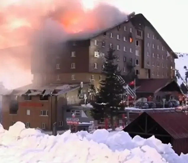 66 Lives Lost in Fire at Turkey's Ski Resort Hotel, Panic-Induced Jumping Reported