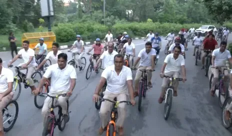 क्या दिल्ली पुलिस ने 'संडे ऑन साइकिल' में सक्रियता दिखाई? कृषा वर्मा रहीं मौजूद!