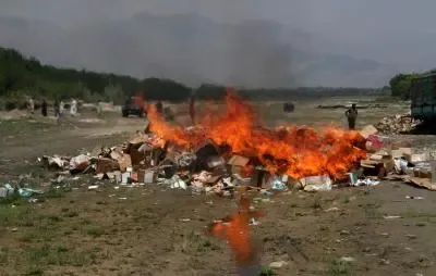 Afghan authorities destroy 65 tonnes of expired food items in Kabul
