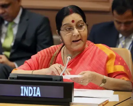 भारतीय राजनीति की प्रखर आवाज, विदेश मंत्री के तौर पर बेमिसाल रहीं सुषमा स्वराज 