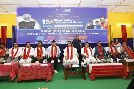 Development of country not possible without uplifting tribals: Tripura CM Saha 