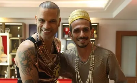 'Ek maha-yudh': Dhawan, Chahal dressed as kings, leaving netizens to guess their next move 