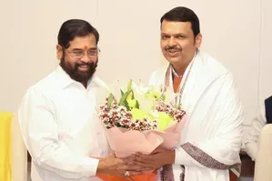Eknath Shinde congratulates Maharashtra CM designate Devendra Fadnavis