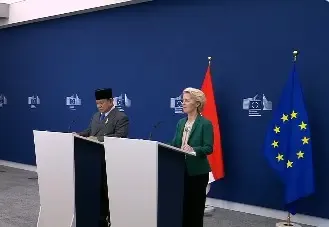 EU President meets Indonesian counterpart, discusses key areas to take partnership forward 