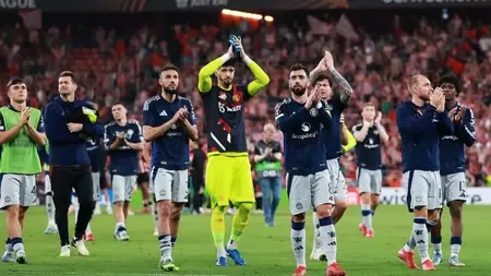 Europa League: Bruno Fernandes inspires Man Utd's SF first-leg win