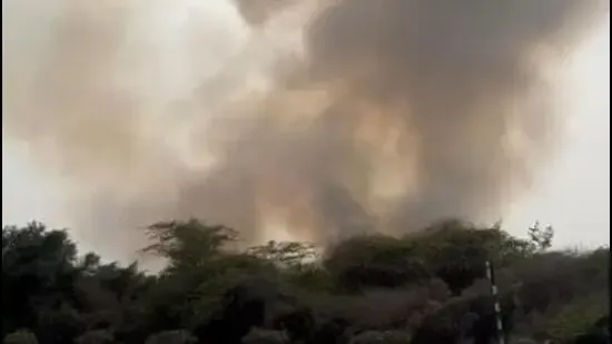 What Caused the Fire at Bandhwari Landfill in Gurugram?