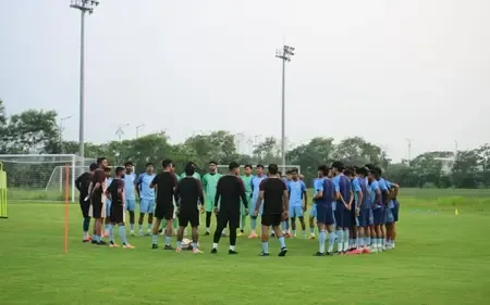 Football: Naushad Moosa-led India U23 team all set for Tajikistan test