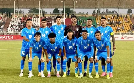 Football: Ten-man India U23 lose lead and match against Tajikistan