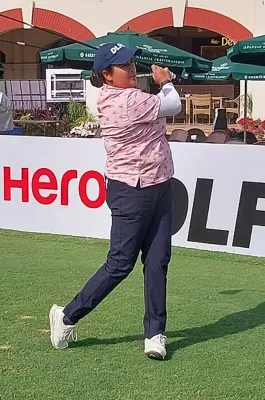 Golf: Amandeep Drall shoots career-best round to take lead at Czech Ladies