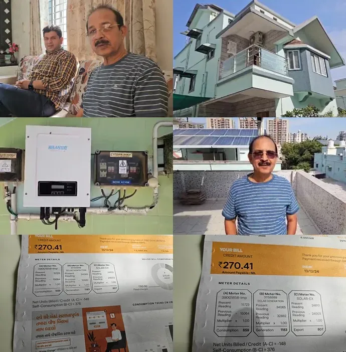 Residents of Gujarat Reap Huge Savings through PM Surya Ghar Muft Bijli Yojana