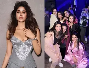 Here’s how Janhvi Kapoor added a pyjama twist to Christmas night