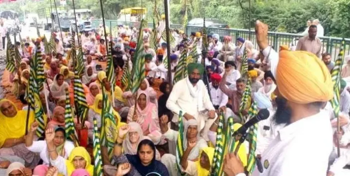 Punjab Farmers Mobilizing Towards Chandigarh in Protest