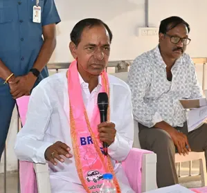 KCR slams Congress government over modification in ‘Telangana Thalli’ statue