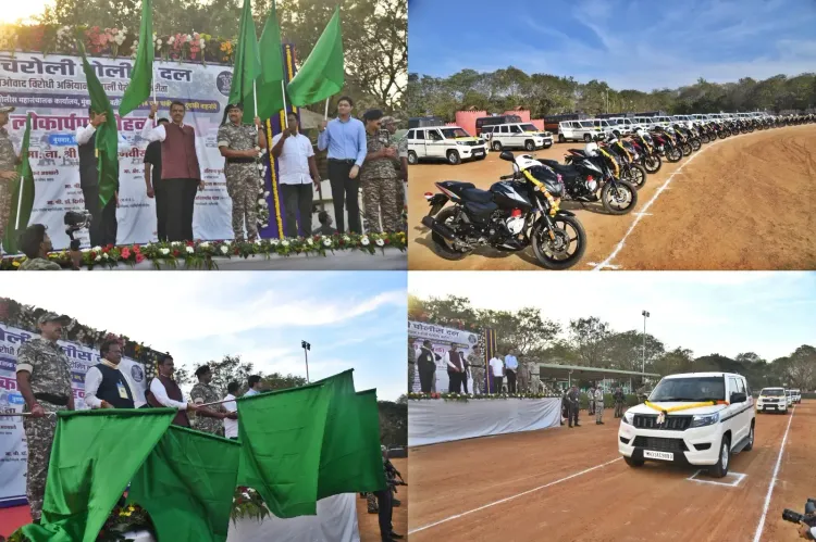 Eleven Notorious Maoists Surrender in Front of Fadnavis in Gadchiroli, Maharashtra