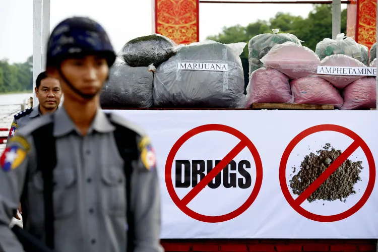 Myanmar Authorities Confiscate 188,000 Stimulant Tablets and 16 kg of Methamphetamine