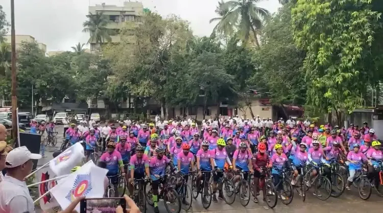 क्या मुंबई ने नशे के खिलाफ मुहिम शुरू की? 'ड्रग्स मुक्त भारत' संकल्प के साथ साइक्लोथॉन का आयोजन