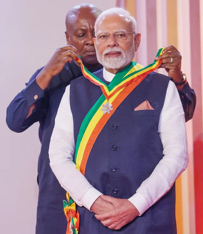 क्या पीएम मोदी को घाना के सर्वोच्च सम्मान से नवाजा गया?