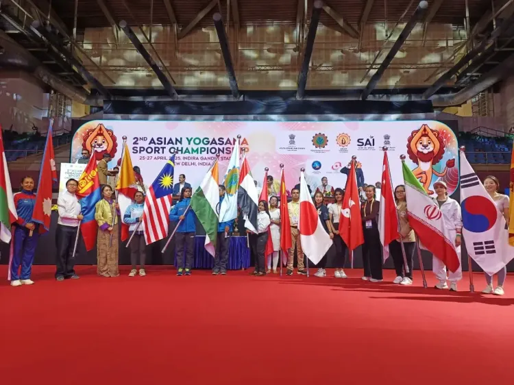 Inauguration of the 2nd Asian Yogasana Sport Championship in New Delhi