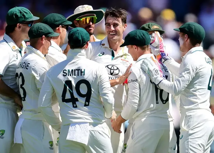 Second Test: Cummins Claims 5-57 as Australia Achieves 10-Wicket Victory Against India