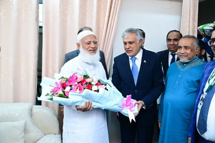 क्या पाकिस्तान के उप प्रधानमंत्री इशाक डार ने जमात-ए-इस्लामी अध्यक्ष रहमान से मुलाकात की?