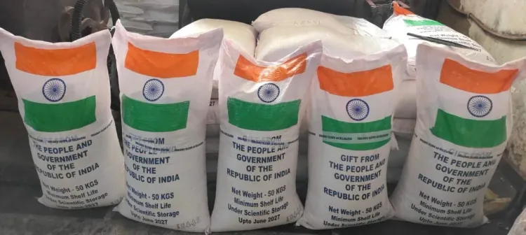 How is India Supporting Fiji with Humanitarian Aid?