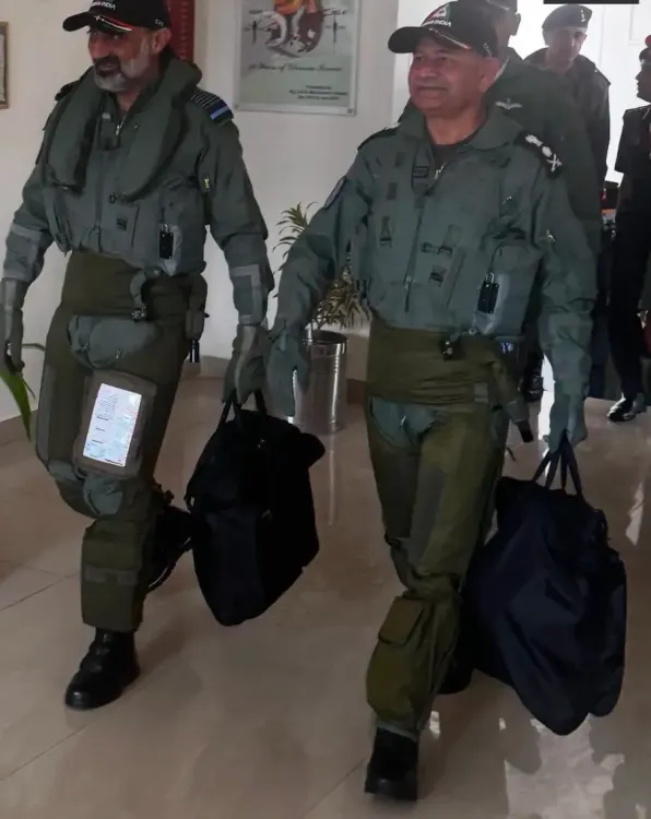 Aero India 2025: IAF and Army Leaders Fly Tejas Together