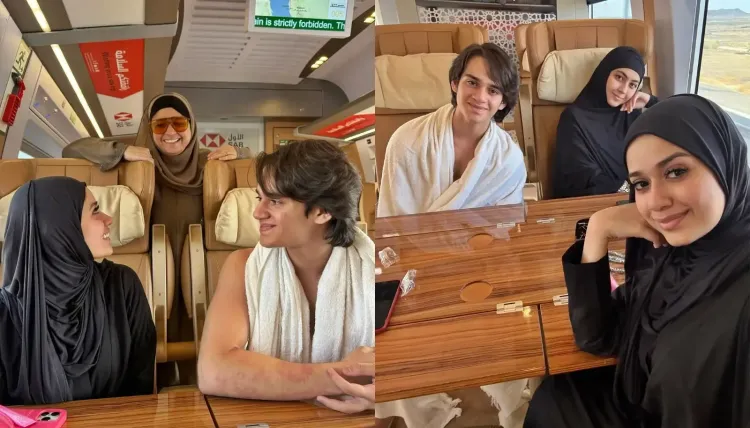 Jannat Zubair and Family Journey to Mecca After Medina Visit