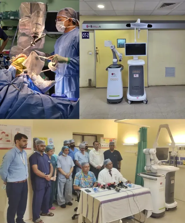 AIIMS Bhubaneswar Unveils Advanced Robotic Knee Replacement Service