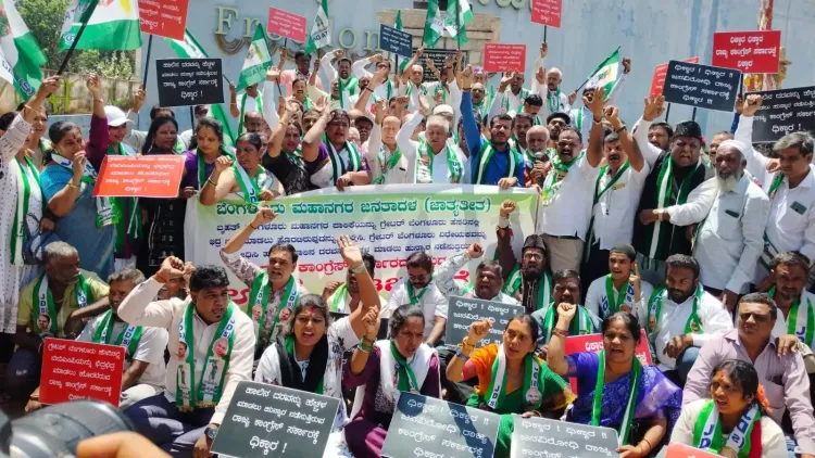JD(S) Protests Against Greater Bengaluru Governance Bill, Claims It Aids Real Estate Interests