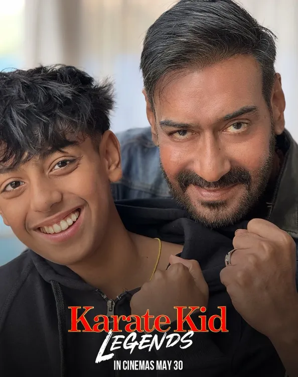 Will Ajay Devgn and son Yug Devgan make waves in the Hindi adaptation of 'Karate Kid: Legends'?