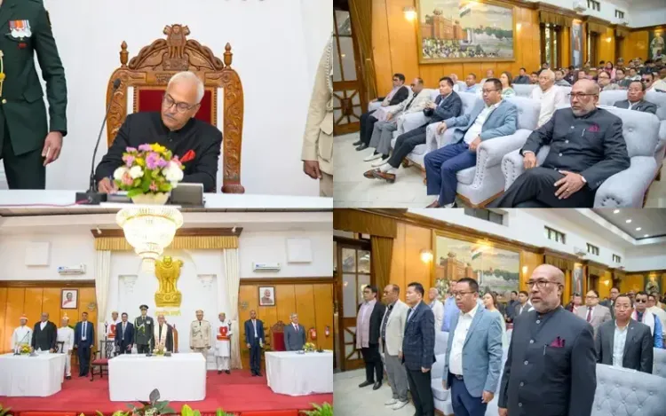 Ajay Kumar Bhalla Sworn in as Governor of Manipur