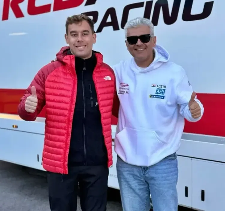 Ajith Kicks Off Training for Porsche Sprint Challenge in Portugal