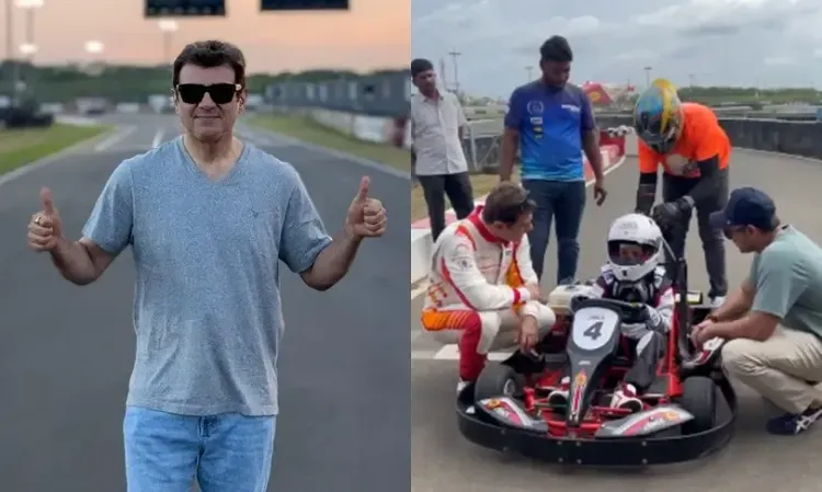 Ajith Shares Racing Insights with Son Aadvik at Chennai Go Kart Circuit