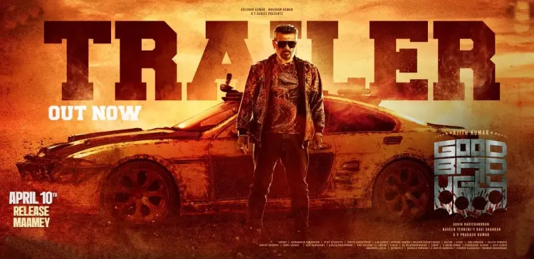 Ajith Kumar’s ‘Good Bad Ugly’ Trailer Unveils Arjun Das as a Stylish Antagonist