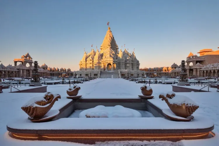 Akshardham New Jersey: A Heavenly Winter Retreat