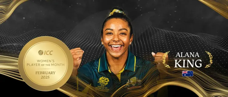 Alana King's Stellar Ashes Performances Earn ICC Women's Player of the Month for February