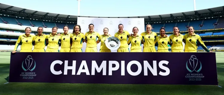 Alyssa Healy Guides Australia to Third Successive ICC Women's Championship Title