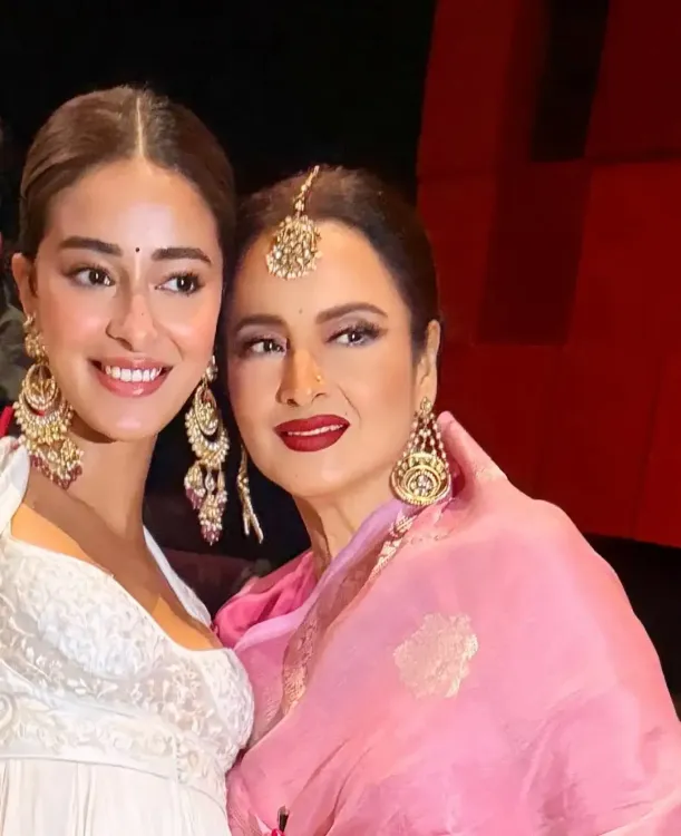 How Did Ananya Panday Reflect on Her Childhood with Rekha?