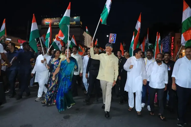 Did Andhra Pradesh CM and Deputy Chief Minister Join the Tiranga Rally?