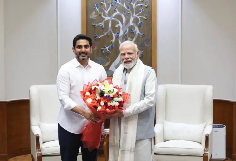 क्या आंध्र प्रदेश के मंत्री नारा लोकेश ने पीएम मोदी से विकास और निवेश पर समर्थन मांगा?