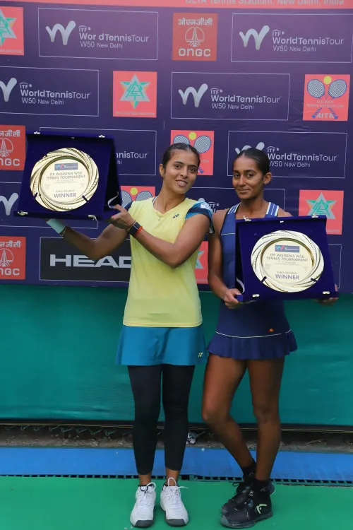Ankita Raina and Naiktha Bains Secure ITF W50 Doubles Championship