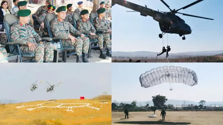 Indian Army and IAF Conduct 'Yudh Kaushal' Joint Exercise in Meghalaya