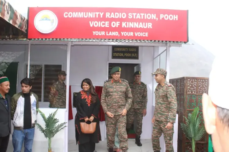 Army Unveils Community Radio Station in Remote Pooh, Himachal Pradesh