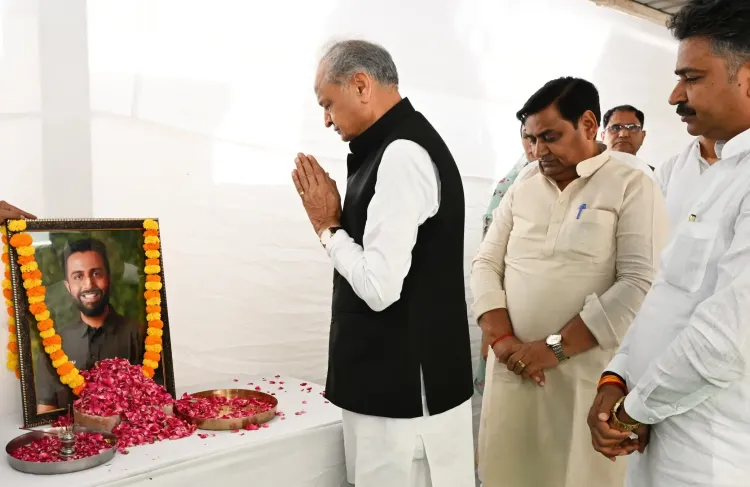 Ashok Gehlot Requests Financial Support for Neeraj Udhwani's Family After Pahalgam Terror Incident