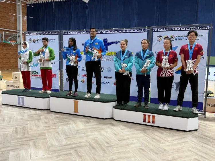 Did Suruchi and Saurabh Win Bronze at the Asian Shooting Championships?