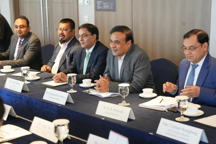 Assam Chief Minister Engages with Vice President of Leading Semiconductor Firm in Seoul