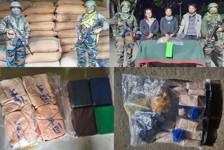 Assam Rifles Uncover Drugs Worth Rs 12 Crore and Explosives in Mizoram
