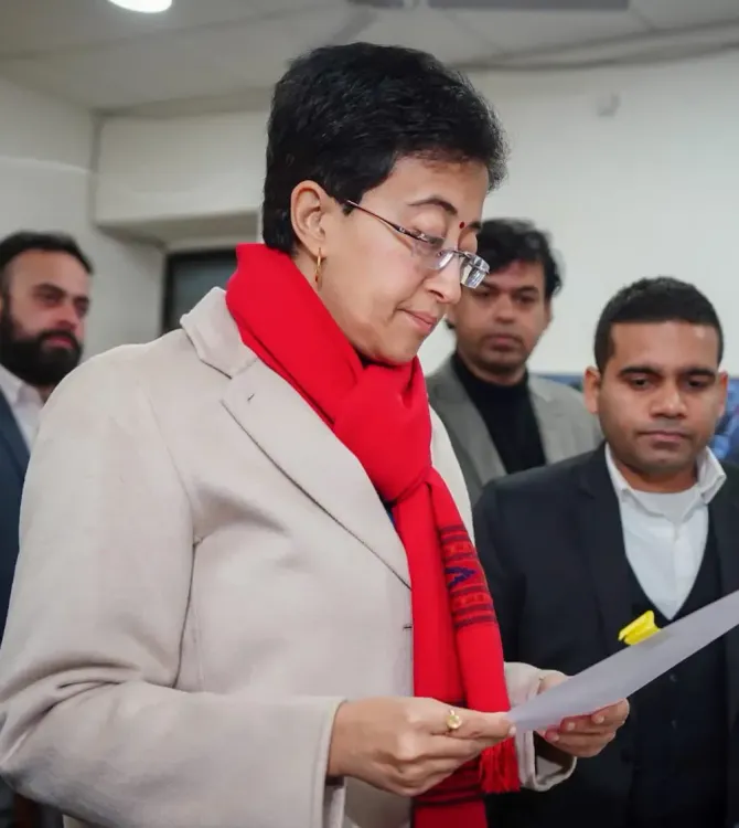 Atishi Resigns as Delhi's Chief Minister to L-G VK Saxena