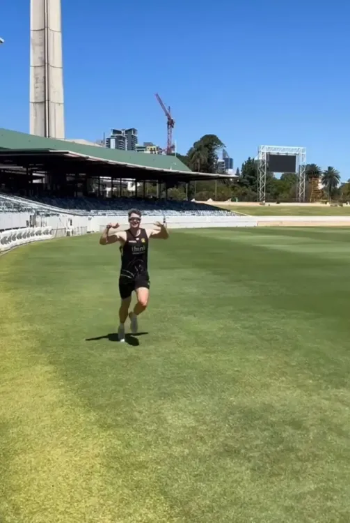 Cameron Green Resumes Running After Undergoing Surgery for Lower Back Stress Fracture